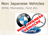 VW, BMW, Mercedes, Ford, Non Japanese Vehicles